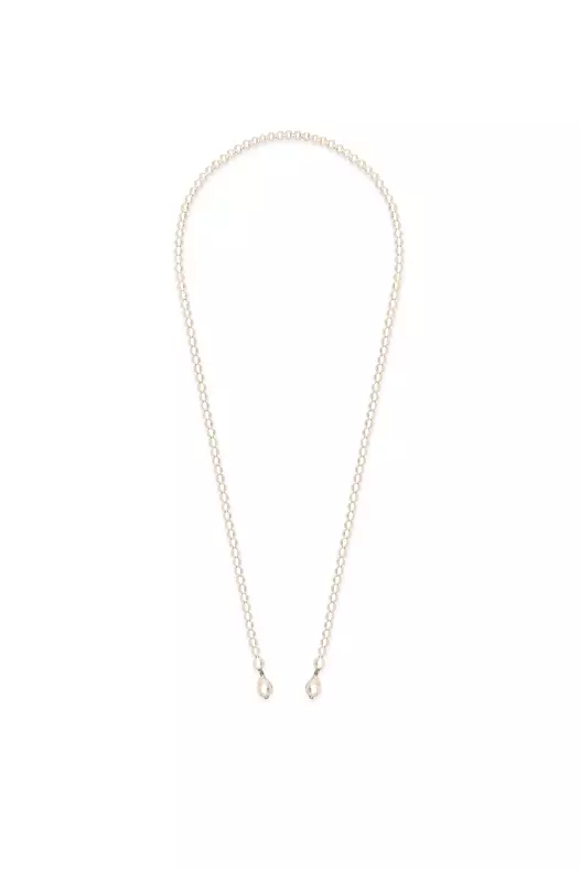 関税込☆VINTAGE HOLLYWOOD★2-Way White Berry Pearl Necklace Givenchy White Pearls Double Strand Pearl Necklace - 24